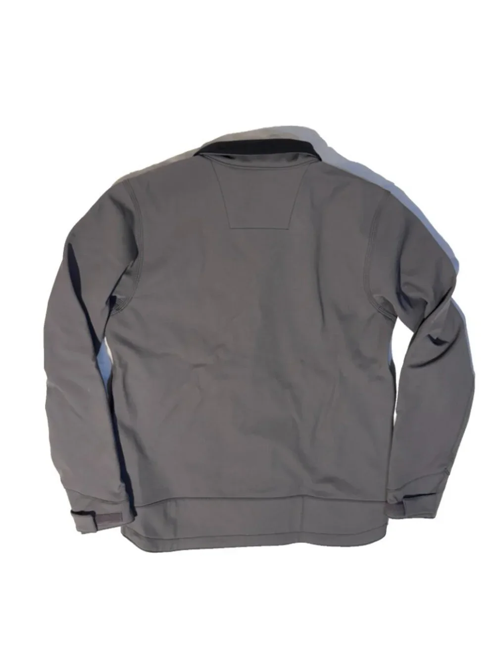 Carhartt Men's  Crowley Gray Full Zip Jacket M Regular Stand-Up Collar Workwear